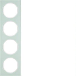 Berker Rahmen M310142209 Glas polarweiss