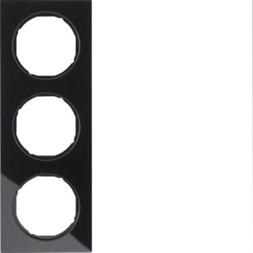 Berker Rahmen M310132216 Glas schwarz