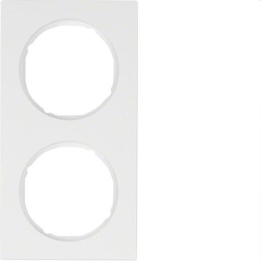 Berker Rahmen M310122289 polarweiss glaenzend