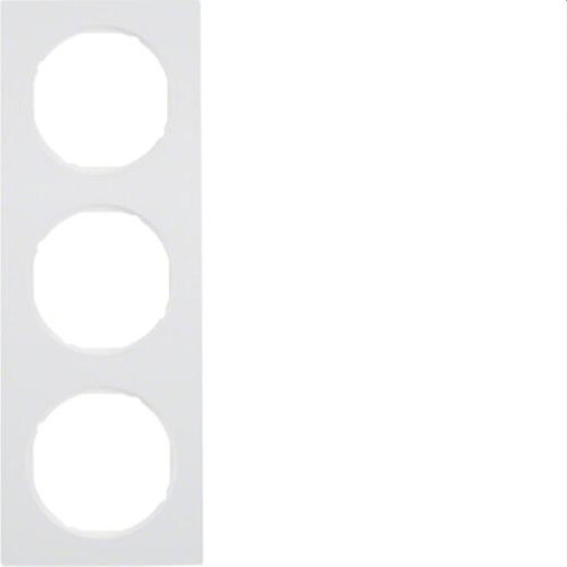 Berker Rahmen M310132289 polarweiss glaenzend
