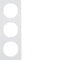 Berker Rahmen M310132289 polarweiss glaenzend