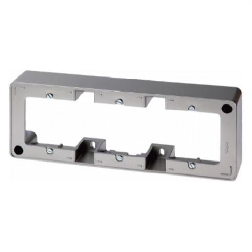 Berker Rahmen M310319004 3fach edelstahl lackiert