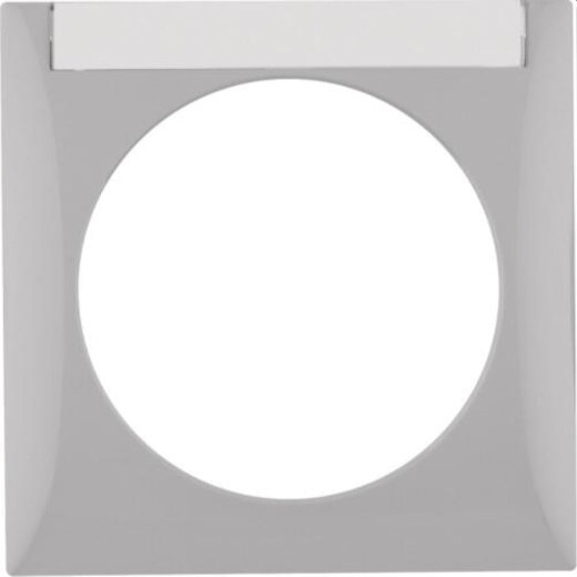 Berker Rahmen M3918032507 1fach grau glaenzend