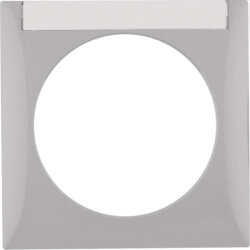 Berker Rahmen M3918032507 1fach grau glaenzend