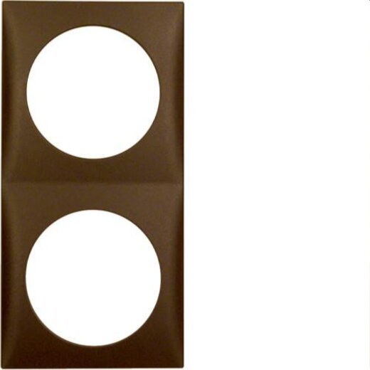 Berker Rahmen M3918262511 2fach braun matt