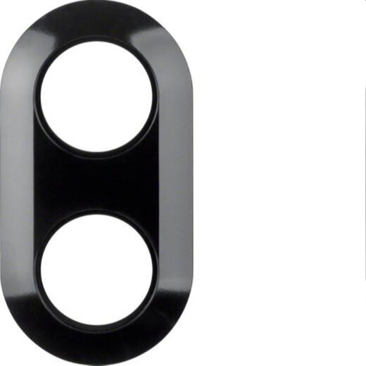 Berker Rahmen M3138121 2fach schwarz glaenzend