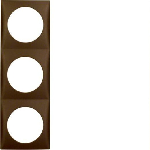 Berker Rahmen M3918192511 3fach braun matt