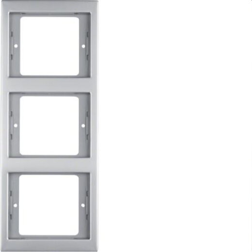 Berker Rahmen M313337004 3fach senkr. edelstahl rostfrei
