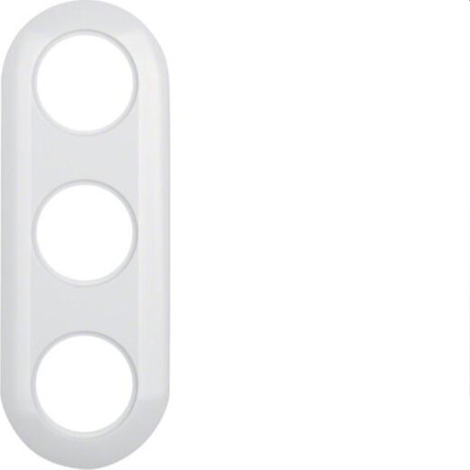 Berker Rahmen M3138139 3fach polarweiss glaenzend