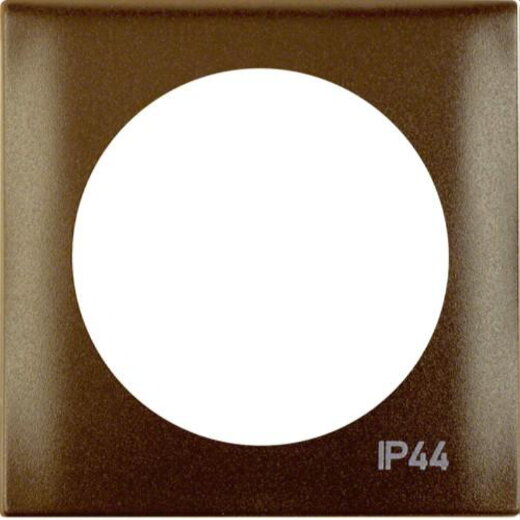 Berker Rahmen M3918272591 Symbol IP44 braun matt