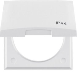 Berker Rahmen M3918282599 IP44 polarweiss glaenzend