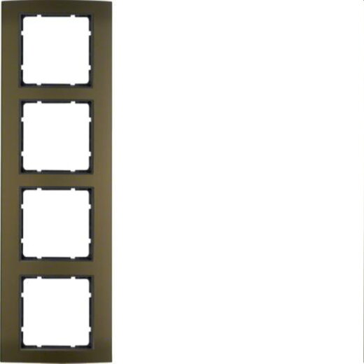 Berker Rahmen M310143001 braun/anthrazit