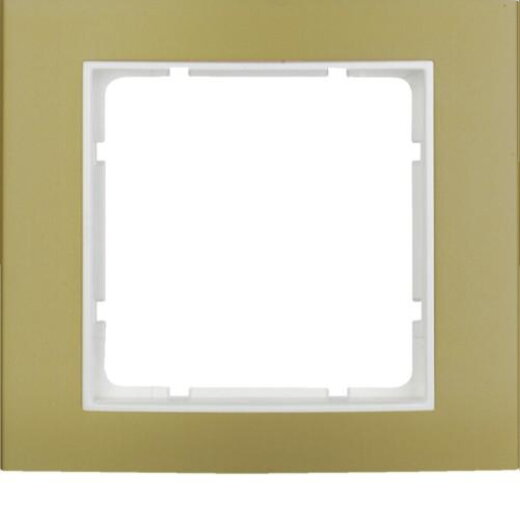 Berker Rahmen M310113046 gold/polarweiss