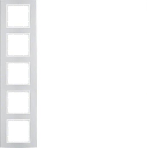 Berker Rahmen M310153904 5fach polarweiss