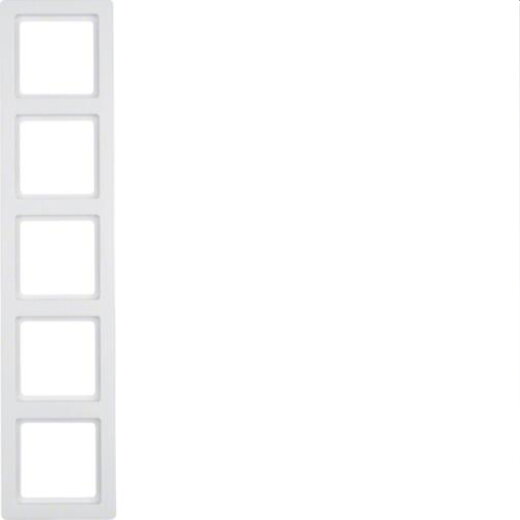 Berker Rahmen M310156089 polarweiss samt