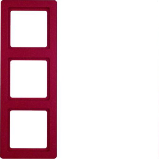 Berker Rahmen M310136062 rot samt
