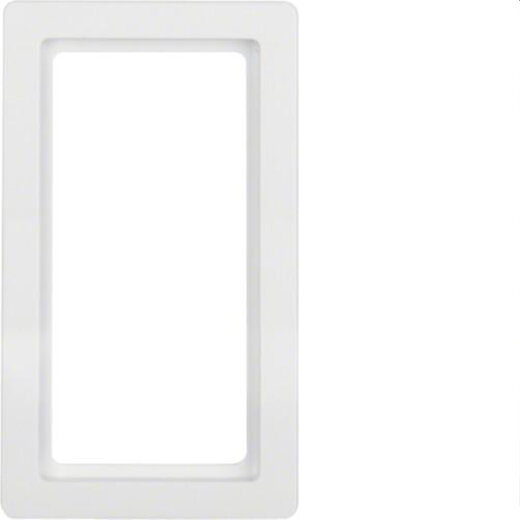 Berker Rahmen M313096089 polarweiss samt