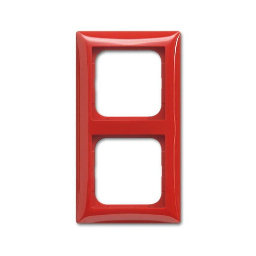 Busch-Jaeger 1722-917 2fach rot Rahmen