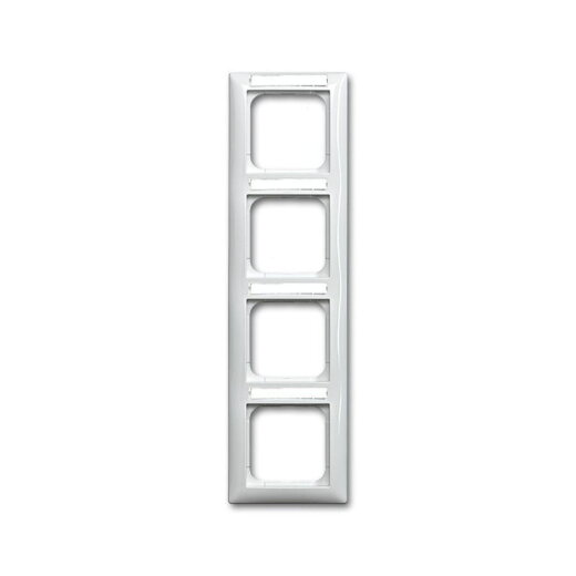 Busch-Jaeger 1724 NS-914 4fach mit Beschriftung Rahmen