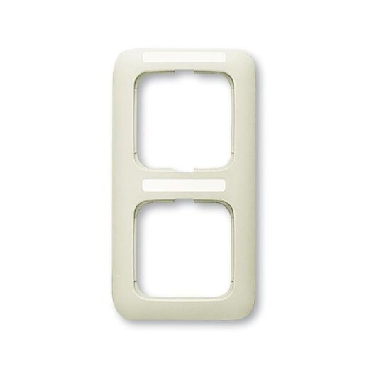 Busch-Jaeger 1722 NS-212 2fach senkrecht Reflex-SI Rahmen