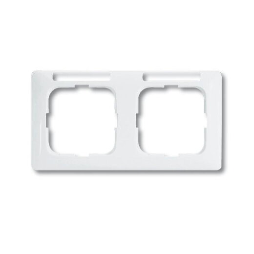 Busch-Jaeger 1732 NSKA-214 2fach waagerecht Reflex-SI Rahmen