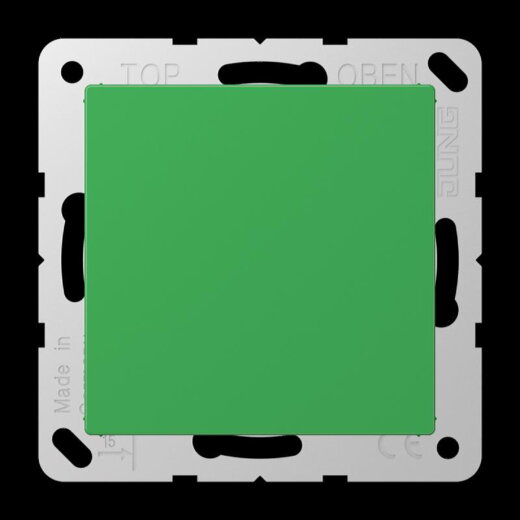 Jung Blind-Abdeckung (gerastet), Thermoplast, Serie AS/A, grün A594-0GN