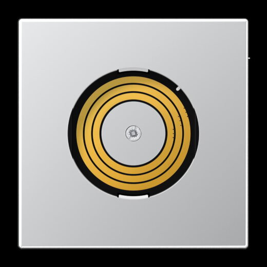 Jung Abdeckung für Spannungsversorgung Plug & Light, Thermoplast lackiert, Serie LS, Aluminium PLALDMS-L