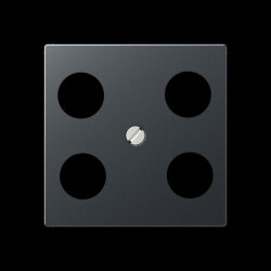 Jung Abdeckung für 4-Loch SAT-TV-Steckdose...