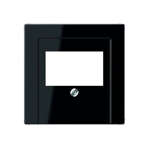 Jung Abdeckung für TAE-Anschlussdosen, Thermoplast, Serie A, schwarz A569BFPLTSW