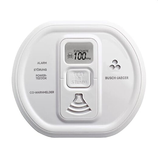 Busch-Jaeger CO-Alarm 6839/01-84 Lithium, weiß