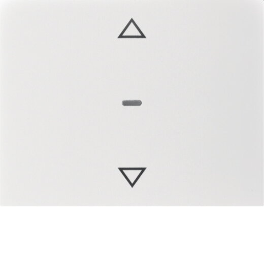 Berker Abdeckung f. Tastensen.-Modul 1fach K.x polarweiss 80961279