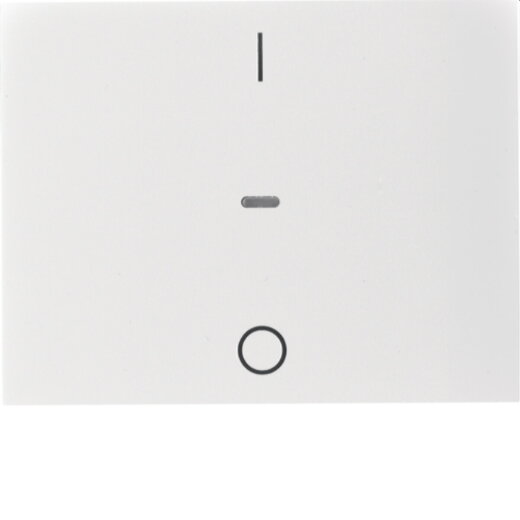 Berker Abdeckung f. Tastensen.-Modul 1fach K.x polarweiss 80962279