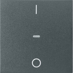 Berker Abdeckung f. Tastensen.-Modul 1fach S.1/B.x anthra...