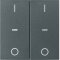 Berker Abdeckung f. Tastensen.-Modul 2fach S.1/B.x anthra 80962385