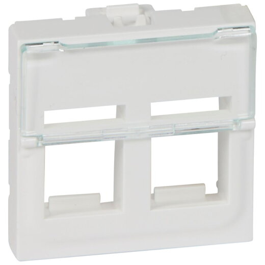 Legrand Abdeckung Keystone 2fach RJ45 Mosaic