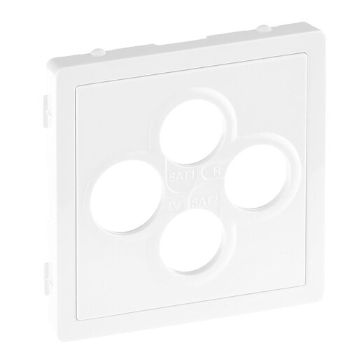 Legrand Antennenabdeckung VLIFE TV-R-SAT-SAT ultraweiss