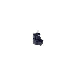 Bachmann Vollgummistecker 740.017 IP44 schwarz