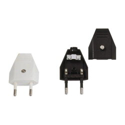 Bachmann Flachstecker Schraubanschluss schwarz