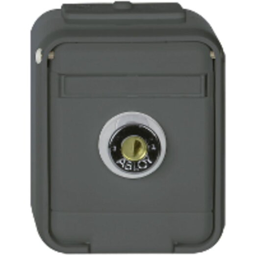 ELSO Steckdose gl abschließbar 455029 16A AquaTop licht/basaltgrau