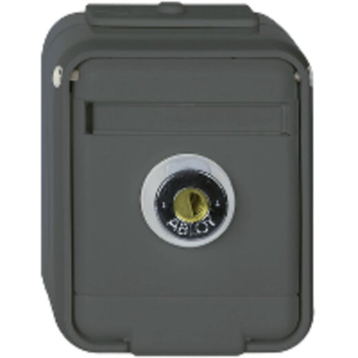 ELSO Steckdose abschließbar 455019 16A AquaTop licht/basaltgrau