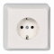 ELSO Steckdose 515114 1fach 16A RENOVIERUNG reinweiß