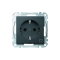 Merten Steckdose SCHUKO MEG2351-0414 Trockner anthrazit