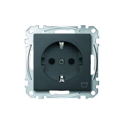 Merten Steckdose SCHUKO MEG2352-0414 Waschm. anthrazit