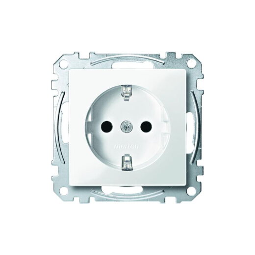 Merten Steckdose SCHUKO MEG2300-0319 polarweiss glänzend