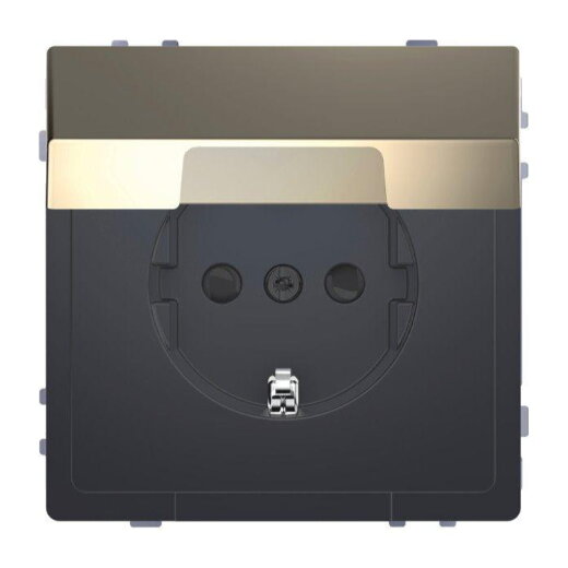 Merten Steckdose SCHUKO Nickelmetallic System Design