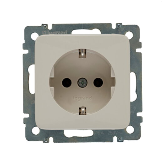 Legrand Steckdose 776020 1fach Mandelweiss 776020