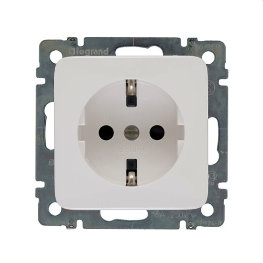 Legrand SCHUKO-Steckdose 776222 Creo Ultraweiss  Ks