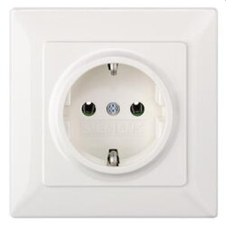 Siemens SCHUKO-Steckdose Komplettgeraet titanweiss 5UB1580