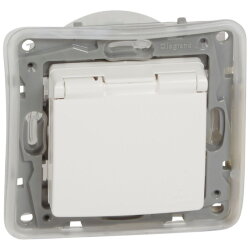Legrand SCHUKO-Steckdose 664747 Niloe IP44 ultraweiss