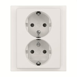 Busch-Jaeger Doppelsteckdose SCHUKO 202 EUJB-84, volle...